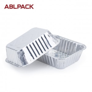 15.4oz 458ml Rectangular Aluminum Foil Tray