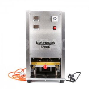 Semi-Auto Pneumatic Electrical Aluminum Foil Container Sealing Machine