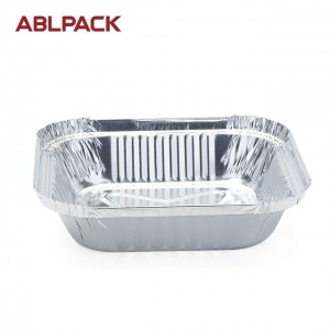 16.9oz 500ml Rectangular Aluminum Foil Tray