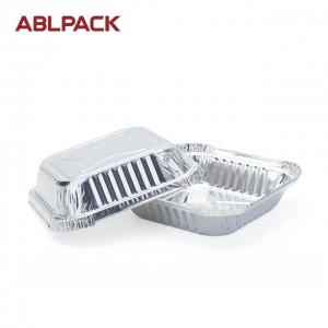 16.9oz 500ml Rectangular Aluminum Foil Tray