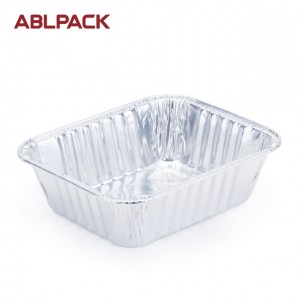 15.4oz 458ml Rectangular Aluminum Foil Tray