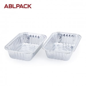 13.5oz Disposable Rectangular Aluminum Foil Catering Container