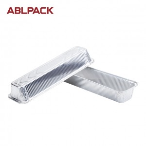 1065ML  36.0oz Rectangular Big Aluminum Foil Loaf Container for salad/cake/pie/cookies