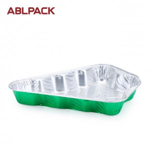 1182ML  39.9oz Rectangular Big Aluminum Foil Loaf Container for salad/cake/pie/cookies