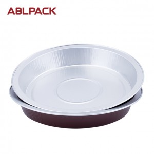 275ML/9.7oz Takeaway Food Package Under High Temperature Colored Disposable Pie Pan Foil Container For Baking  AP275B