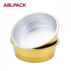 1130ml Best disposable catering lacquer color aluminum foil container in Shanghai plastic cup with aluminum foil lid