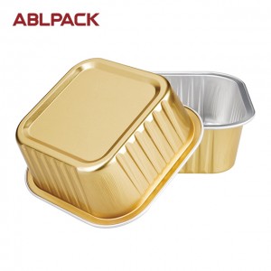 150ml Disposable Metal Ramekin Baking Mould Bakeable Foil Box disposable singlepress aluminum container for bakery  AP150C