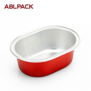 58ml food delivery containers aluminium Disposable Caramel Pudding Break Cheese Cake Container