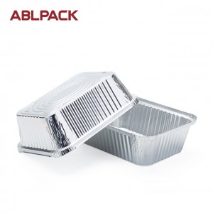 2301ML  77.8oz Rectangular Big Aluminum Foil Loaf Container for salad/cake/pie/cookies