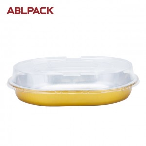 950ml ABL aluminum food container, disposable aluminum foil plates