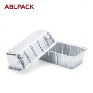 1101ML  37.2oz Rectangular Big Aluminum Foil Loaf Container for salad/cake/pie/cookies