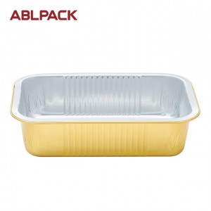 750ml Cheap price aluminum foil lunch box for takeaway food