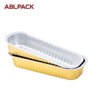 200ml sealing container airline catering fast frozen food delivery aluminum sealing container