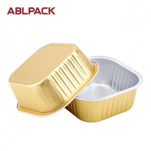 300ml ABL wholesale sealed aluminum foil container, aluminum foil sealing food container