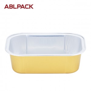 168ml Package Box Aluminium Foil Take Away Food Containers