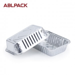 13.5oz Disposable Rectangular Aluminum Foil Catering Container