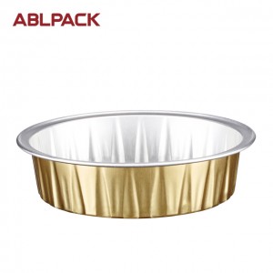 80ml Mini aluminum foil baking cups disposable foil food containers work from home packing baking cup for cake