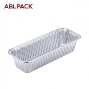 10.4oz 310ml  Rectangular Big Aluminum Foil Loaf Container for salad/cake/pie/cookies