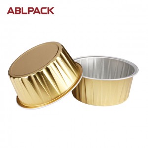 125ML Pet Lid Microwave Oven Fine Curry Food Storage Bakery Container custom aluminum foil container and lids printing