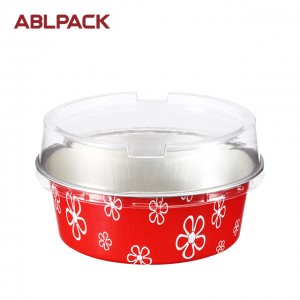 150ml BAKINGPAK new premium colored smooth wall aluminum foil baking cake mould cup tray foil baking tray  AP150A