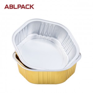 330ml ABL gold aluminum foil salad box AP330