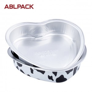 255ml Color aluminum foil container for food packaging with lid AP255