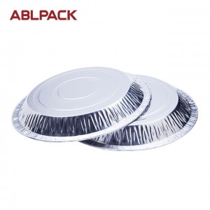 13.5oz 400ml Catering Round Aluminum Foil Food Pan Dish disposable aluminum pans foil trays with lids for food