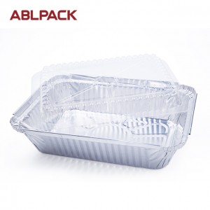 1051ML 35.5oz Rectangular Big Aluminum Foil Loaf Container for salad/cake/pie/cookies